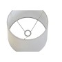 Lamp Shade Home ESPRIT Beige Linen Metal 40 x 40 x 25 cm (2 Units)