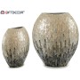 Vase Gift Decor BIG-S3603668 Grey Mother of pearl Particleboard 15,5 x 35 x 31 cm
