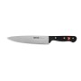 Couteau de cuisine Quttin SYBARITE Noir Argenté 20 cm (8 Unités)
