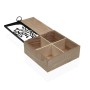 Box for Infusions Versa Wood 16,7 x 6,5 x 16,2 cm Tree of Life