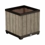 Plant pot Keter 262635 Oak Resin Plastic Squared