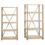 Shelves Gift Decor WA190018 WA190018 Brown Wood Fir Fir wood 105 x 210 x 40 cm