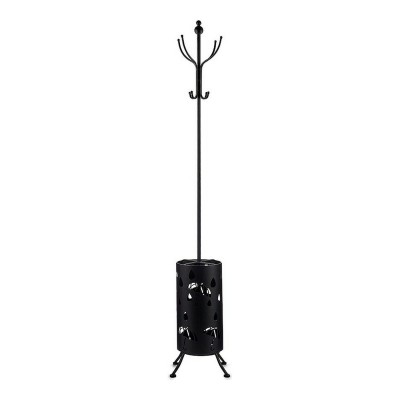 Porte-manteau Gift Decor J7202609-A J7202609-A Noir Métal 44 x 185 x 44 cm porte-parapluie