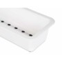 Range-couverts Kinvara CN18819 CN18819 Blanc Noir Gris Caoutchouc polypropylène TPR 8,5 x 5 x 24 cm 24 x 5,5 x 8,5 cm (36 Unités