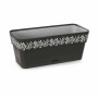 Planter Stefanplast 88703 Gaia Anthracite Plastic 13,3 x 12,3 x 29,3 cm (12 Units)