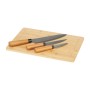Ensemble de Couteaux Kinvara KT216102 KT216102 Marron Bambou Planche à découper Fromage (6 Unités)