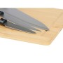 Ensemble de Couteaux Kinvara KT216102 KT216102 Marron Bambou Planche à découper Fromage (6 Unités)