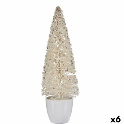 Sapin de Noël Krist+ 2402/13-2-4 2402/13-2-4 Blanc Plastique Sapin de Noël 10 x 33 x 10 cm (6 Unités)