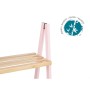 Bathroom Shelves Berilo WR5504-3-434 Pink Natural 40,3 x 81,5 x 30 cm