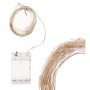 Wreath of LED Lights Gift Decor BL-011 BL-011 White Warm light 15,4 m 16 x 10 x 6 cm (12 Units)