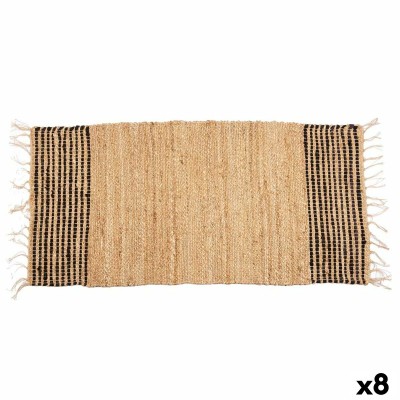 Carpet Gift Decor 84864-CEEJAY 84864-CEEJAY Black Natural Stripes 70 x 1 x 140 cm (8 Units)