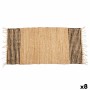 Carpet Gift Decor 84864-CEEJAY 84864-CEEJAY Black Natural Stripes 70 x 1 x 140 cm (8 Units)