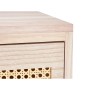 Caisson à Tiroirs Rattan Naturel 40 x 58 x 29 cm 3 tiroirs
