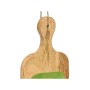 Snack tray Gift Decor MALI-798 G MALI-798 G Green 50,7 x 3 x 14 cm (6 Units)