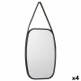 Miroir mural Gift Decor 1273 1273 Noir 43 x 65 x 3 cm Rectangulaire (4 Unités)