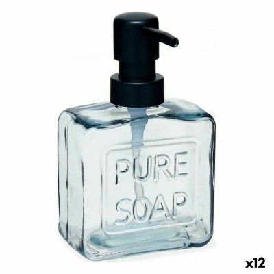 Soap Dispenser Berilo B7130-1-365 Pure Soap Black Crystal Plastic 250 ml 9 x 15 x 5 cm (12 Units)