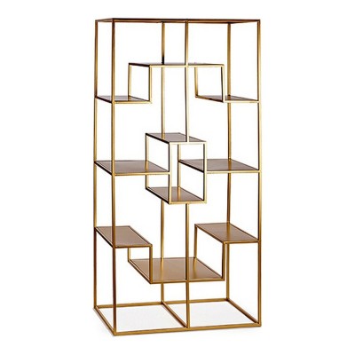 Shelves Gift Decor JY19541 BIG-S3605004 Golden Metal 45 x 200 x 100 cm