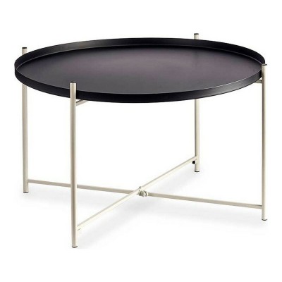 Side table Gift Decor JY19736ARGW JY19736ARGW White Black 76,5 x 46 x 76,5 cm