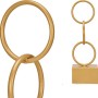 Decorative Figure Gift Decor JY21056G JY21056G Golden Rings 12,5 x 40,5 x 12,5 cm