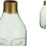 Vase Gift Decor VGY1125S-G VGY1125S-G Green Glass Face 11 x 24,5 x 12 cm