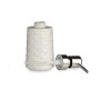 Soap Dispenser Berilo J912-A-BLANCO J912-A-BLANCO White Silver Ceramic 150 ml (6 Units)