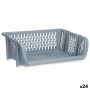 Vegetable basket Kinvara Q-SHELF-2 Q-SHELF-2 Grey polypropylene 30 x 13,5 x 38,7 cm (24 Units)