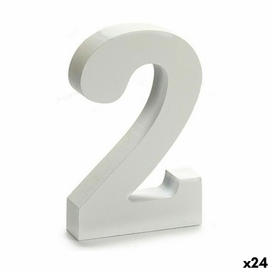 Numéro Pincello 1711065 2 Blanc 2 x 16 x 14,5 cm (24 Unités)