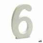 Numéro Pincello 1711033 6 Blanc 1,8 x 21 x 17 cm (12 Unités)