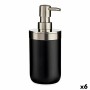 Distributeur de Savon Berilo BP15-001-1 BP15-001-1 Noir Argenté Acier inoxydable Plastique 350 ml 9 x 17 x 8 cm (6 Unités)