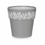Self-watering flowerpot Stefanplast 88301 Gaia White Grey Plastic 15 x 15 x 15 cm (12 Units)