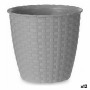 Plant pot Stefanplast 73806 73806 Grey Plastic 14 x 13 x 14 cm (12 Units)