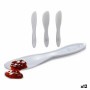 Ensemble de Couteaux Kinvara 23045 23045 Blanc Plastique 18 x 10 x 1 cm 18 x 3,5 x 1 cm 3 Pièces (12 Unités)