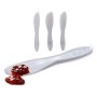 Knife Set Kinvara 23045 23045 White Plastic 18 x 10 x 1 cm 18 x 3,5 x 1 cm 3 Pieces (12 Units)