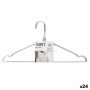 Jeu de porte-manteaux Kipit HD092803 HD092803 Argenté Métal 40 x 1 x 20 cm (24 Unités)