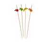 Barbecue Skewer Set Kinvara 47527 47527 Bamboo Skewer Decorated (24 Units)