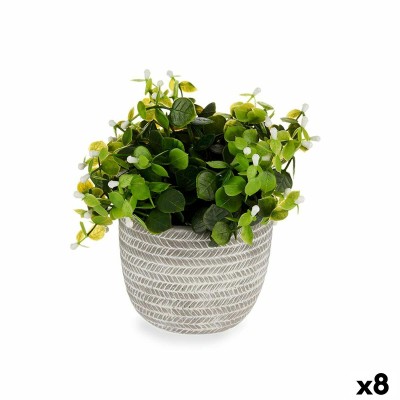 Plante décorative Ibergarden QY-H021 QY-H021 Plastique Fleurs 20 x 20,5 x 20 cm (8 Unités)