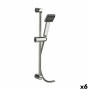 1 douchette avec tube d'écoulement Berilo 9721159BC 9721159BC Argenté Acier Plastique Carré 18 x 8 x 72,5 cm 3 Pièces (6 Unités)