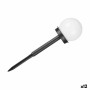 Balise Ibergarden 10 CM BALL 10 CM BALL Blanc Noir Plastique 10 x 34,5 x 10 cm 10 x 24,5 x 10 cm Ballon Charge solaire (12 Unité