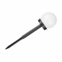 Balise Ibergarden 10 CM BALL 10 CM BALL Blanc Noir Plastique 10 x 34,5 x 10 cm 10 x 24,5 x 10 cm Ballon Charge solaire (12 Unité