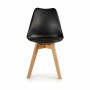 Dining Chair Gift Decor 3B 3B Brown Black Wood Plastic 42 x 80 x 50 cm (4 Units)