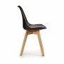 Dining Chair Gift Decor 3B 3B Brown Black Wood Plastic 42 x 80 x 50 cm (4 Units)
