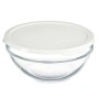 Round Lunch Box with Lid Pasabahce 1113327-53573 Chefs White 1,7 L (4 Units)