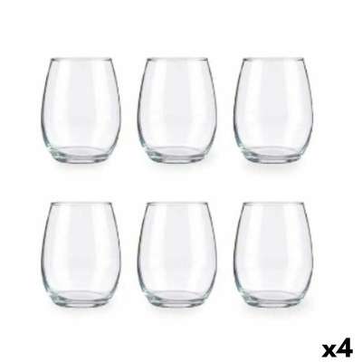 Set of glasses Pasabahce 1201857-420825 Amber Transparent Glass 350 ml (4 Units)
