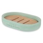 Soap dish Berilo B5456BC-4 - 456 B5456BC-4 - 456 Mint Resin Bamboo 12,5 x 2,5 x 8,5 cm (6 Units)