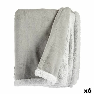 Couverture Gift Decor 01-3 01-3 Blanc Gris clair 130 x 1 x 170 cm (6 Unités)