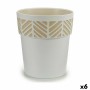 Self-watering flowerpot Stefanplast 94600 Orfeo White Plastic 29 x 29 x 29 cm (6 Units)