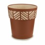 Self-watering flowerpot Stefanplast 94551 Orfeo Terracotta Plastic 25 x 25 x 25 cm (6 Units)