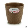 Cache-pot Stefanplast 73454 73454 Marron Plastique 14 x 13 x 14 cm (12 Unités)