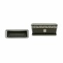 Jardinière Stefanplast 94403 Cloe Anthracite Plastique 49,5 x 17 x 19 cm (12 Unités)