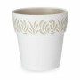 Self-watering flowerpot Stefanplast 88600 Gaia White Plastic 29 x 29 x 29 cm (6 Units)